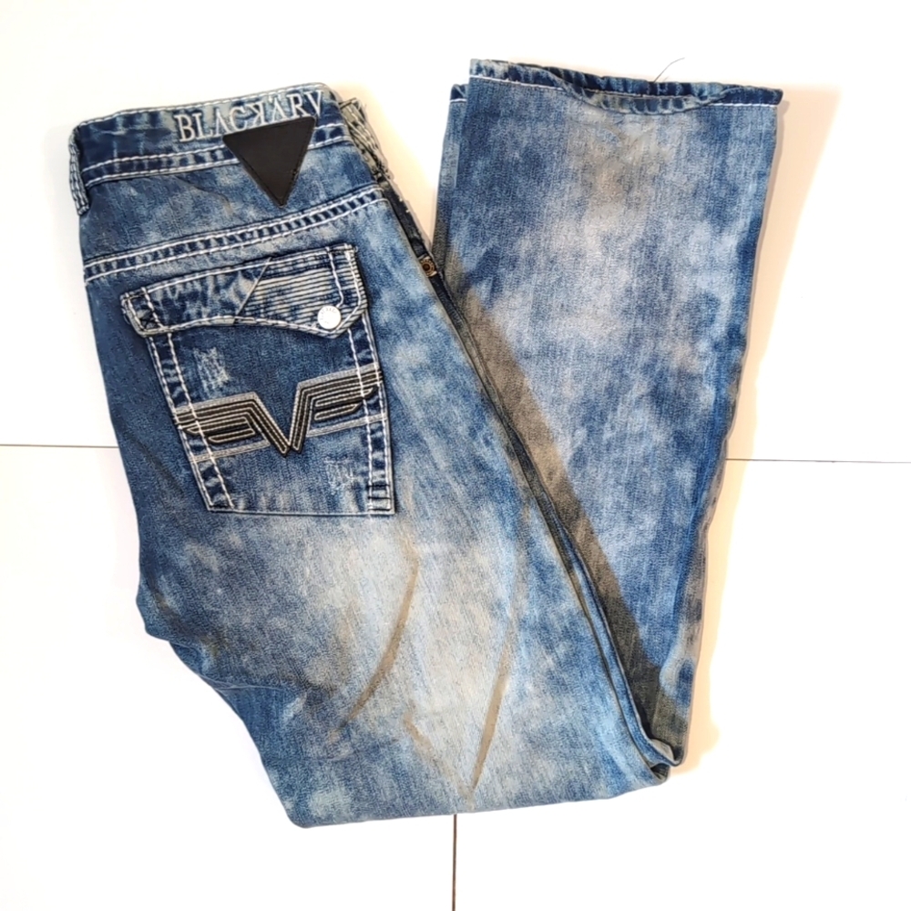Blackarv Acid Wash Blue Jeans Size 30
